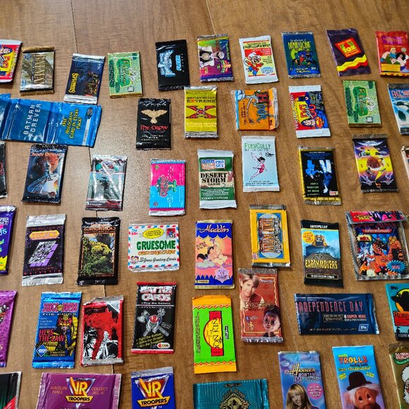 1990s Trading Card Packs Lot of 14 Unopened - Picture 5 of 8